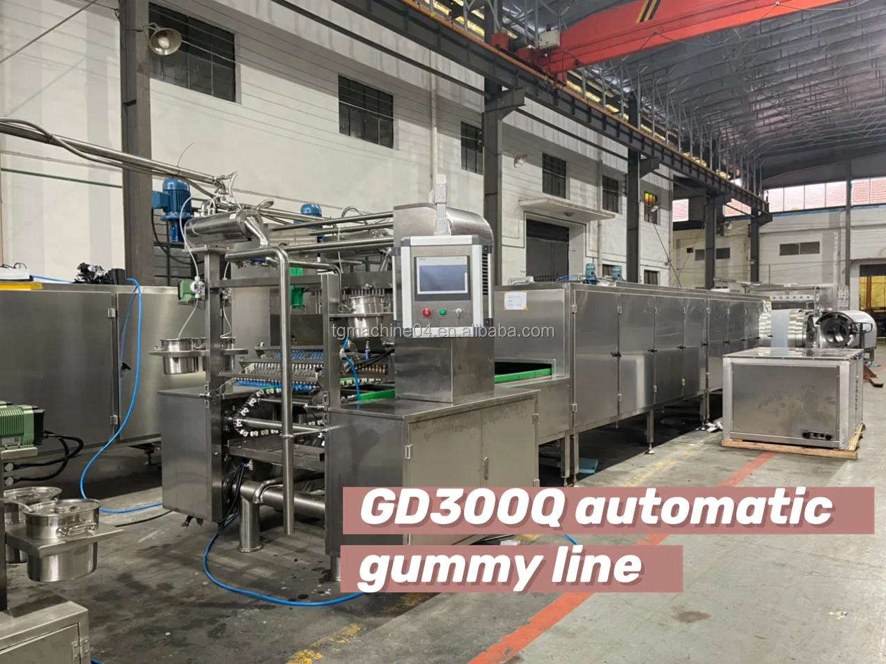  TG New condition starch jelly candy making machine/small gummy bear production line with factory