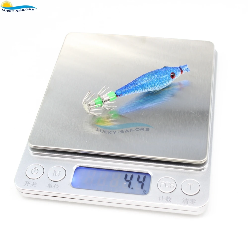 Fish Hook Luminous Lifelike Simulation Squid lure Artificial shrimp Lures Squid Jig with Hook