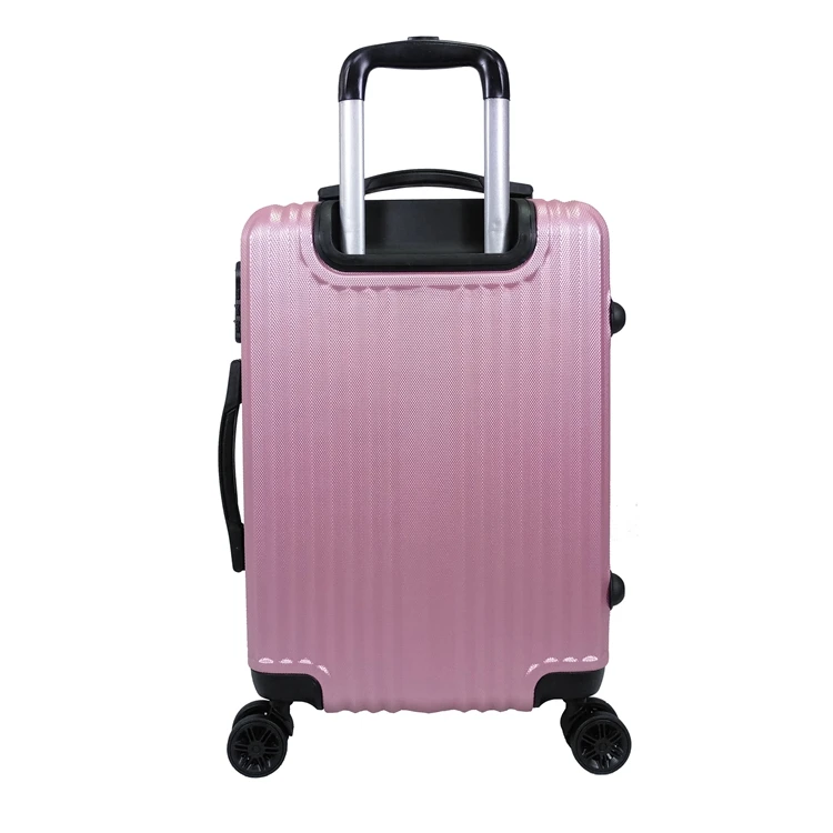 Supplier cheap wholesale custom ABS trolley suitcase sets 3pcs Lightweight travel trolley luggage with TSA lock
