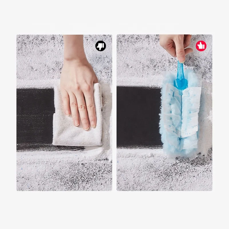 High Quality Popularity Microfiber Cleaning Duster Custom Logo and Packing Household Cleaning Tools&Accessories