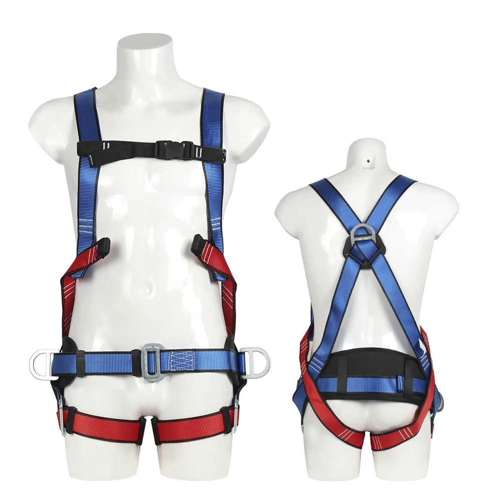Hotsale Fall Arrest Protection Industry Construction Scaffolding Work Full Body Safety Belt Security Harness With Waist Padding