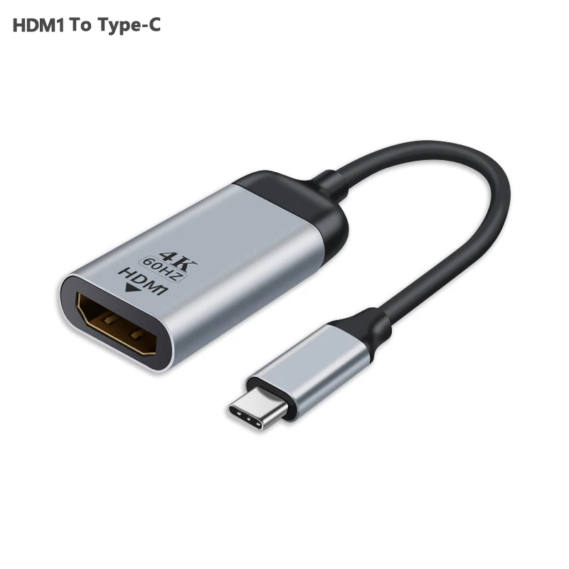 USB C to HDM-I Video Adapter USB C to 4K HDTV Adapter Aluminum Portable video converter Adapter adaptor