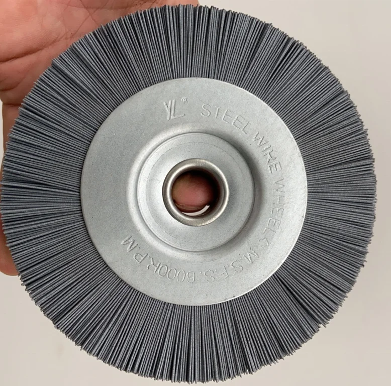 Hot Sale Straight  Wire  Silicon Carbide Abrasive Nylon Wire  Circular Brush
