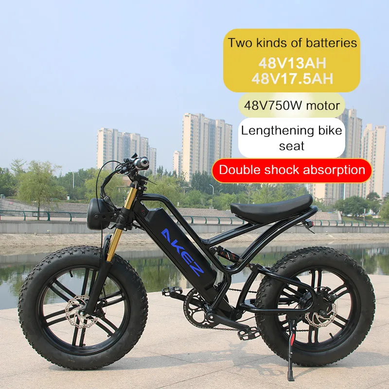 20 Inch Snow off-road fat tire ebike Electric Bike 48V17.5AH aluminum alloy enduro ebike frame e bike