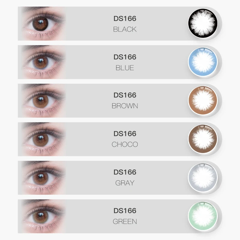 DS308 Miiemo Black Color Lens Hot Selling Color Contact Lens Wholesale Price Monthly Contact New Arrival