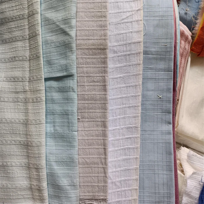 Ready Goods Stock Fabric 100% Cotton Fabric 9088 Jacquard Fabric For Clothes