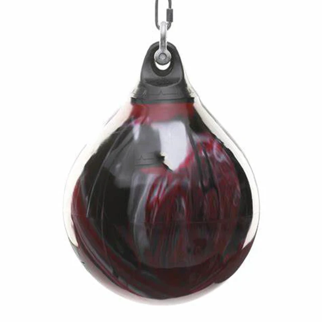  Прочная водная тренировочная сумка для MMA бокса черного и серебристого цвета 18 дюймов