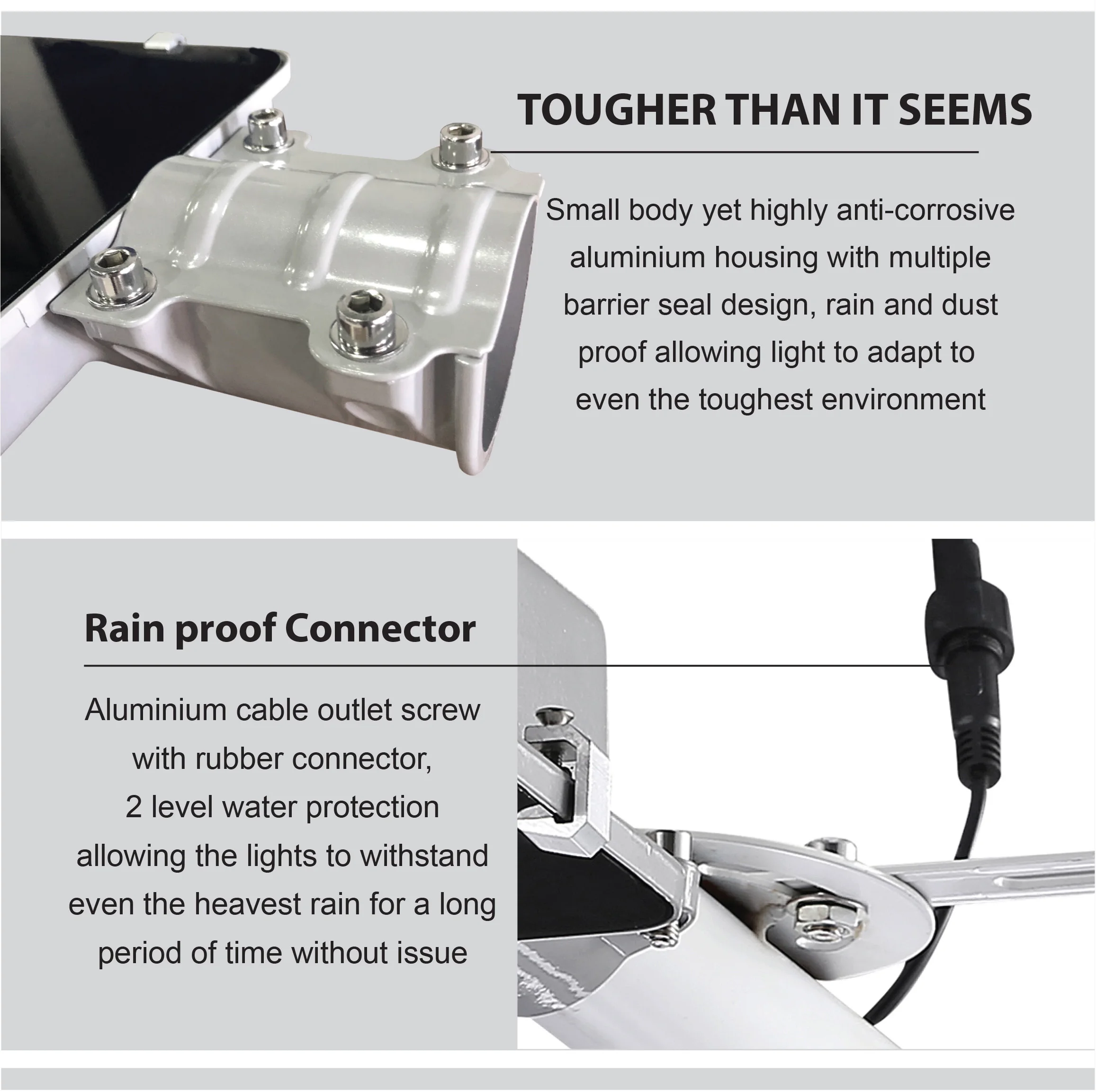 
Liketech Mosco200 Solar Street Light 200W Epistar 5730 1W LED Chips IP65 Professional for Engineering Projects 