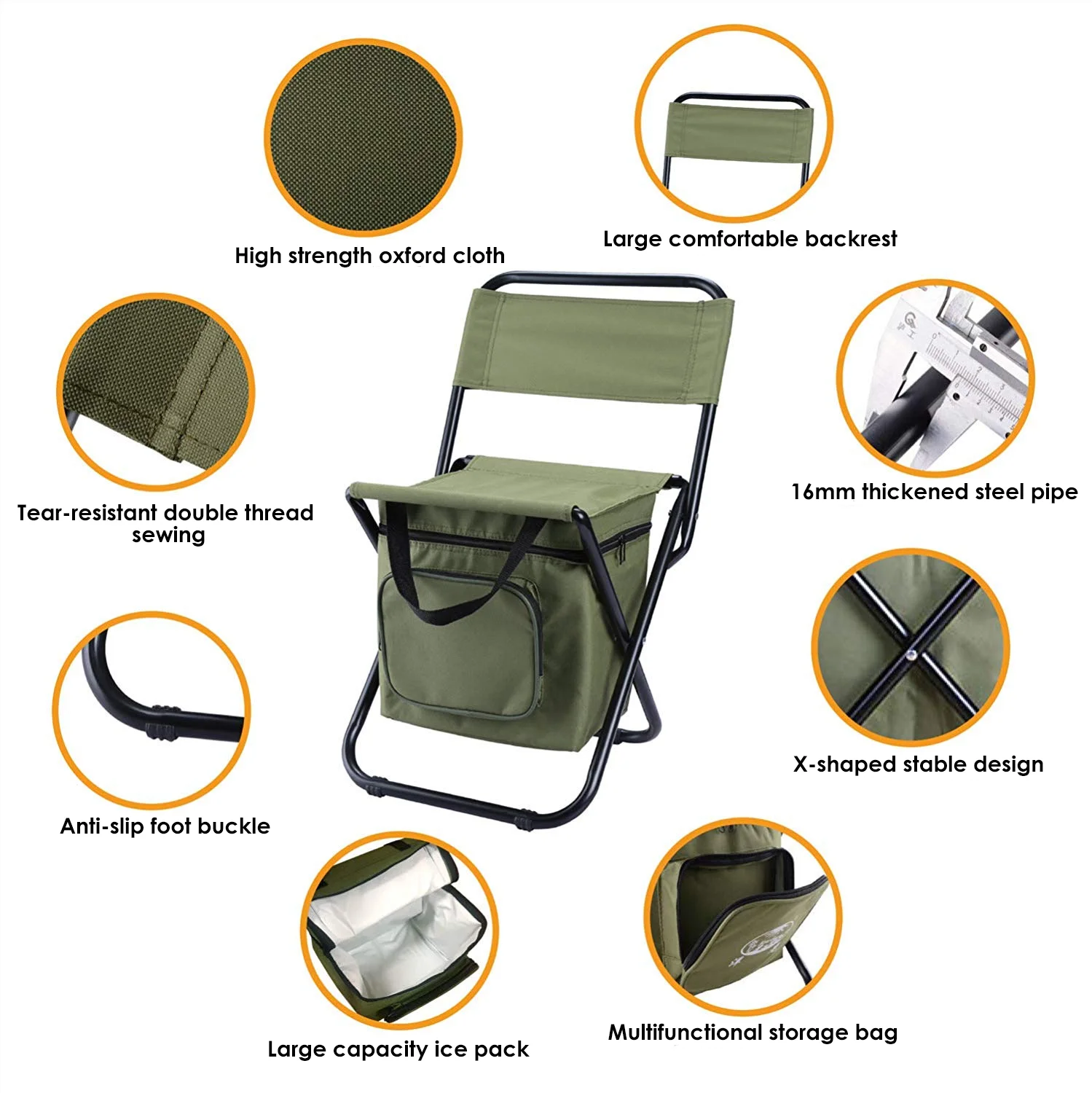 Cheap Price Outdoor Lightweight Folding Portable Backpack Beach Picnic Camping Fishing Folding Chairs Carp Bed Chair