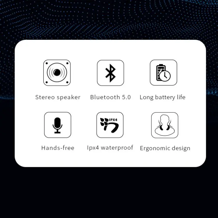 BT wireless neck speaker