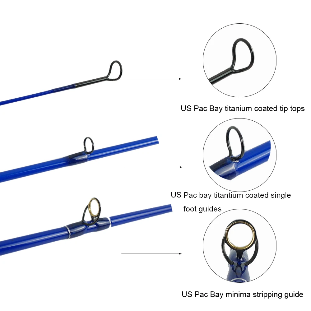 Medium fast flexible fiberglass rod by customize service (B02)