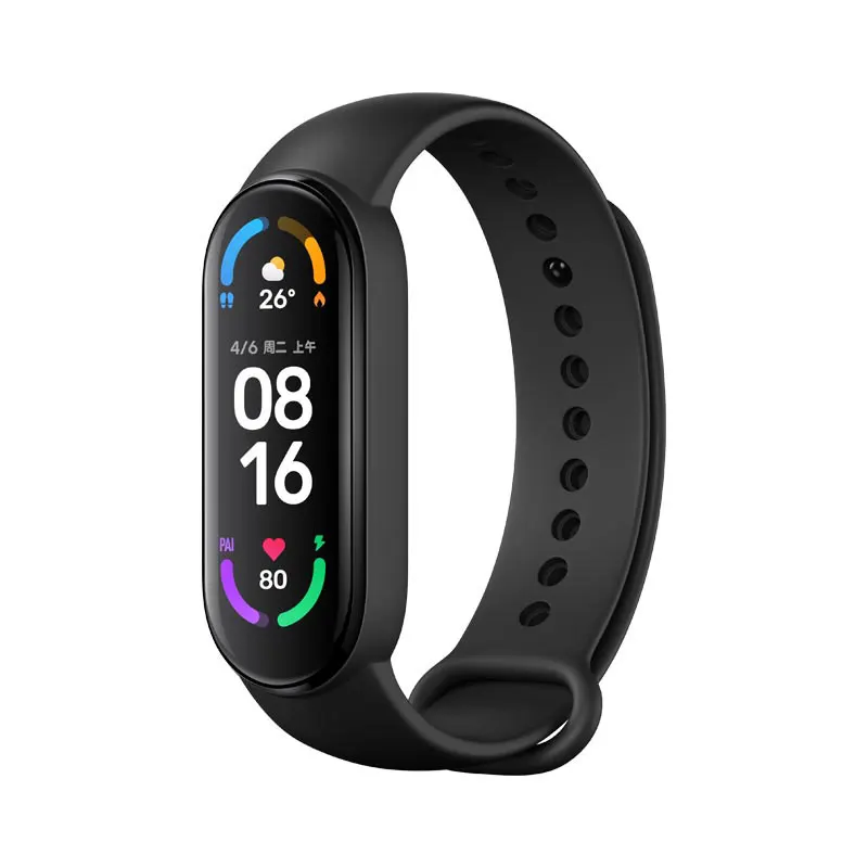  Глобальная версия Mi Band 6 браслет bt 5 0 5ATM водонепроницаемый AMOLED экран пульсометр фитнес-браслет трекер band6