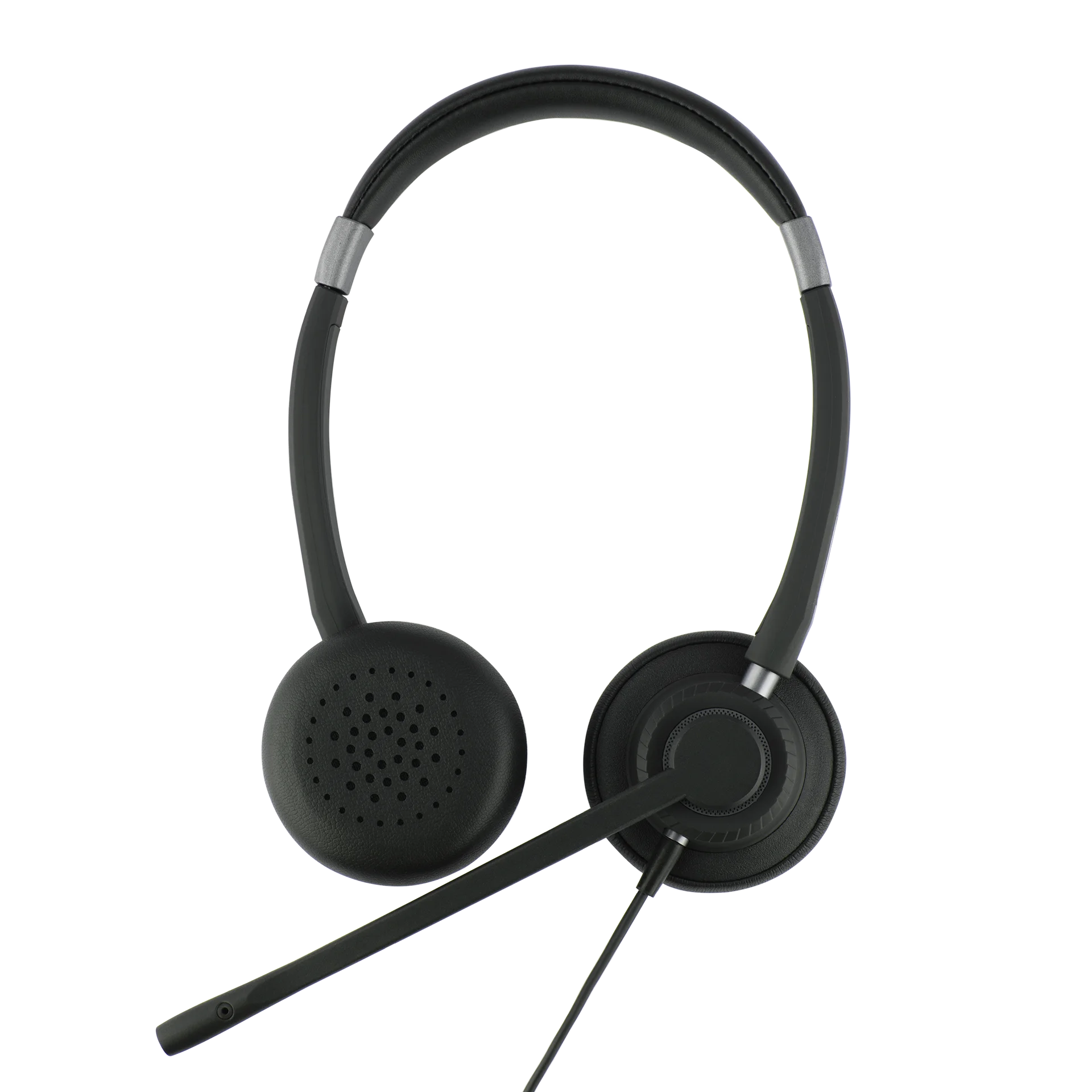 For PC or DeskPhone with 3.5 mm Jack, USB-A port or USB-C port AH 22 M II Corded Binaural Premium Headset with volume,