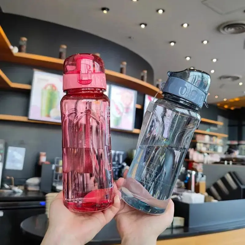 Convenient Student Sport Water Cup Plastic Portable Water Container Couple Mug Large Capacity Outdoor Travel Sport Water Bottle