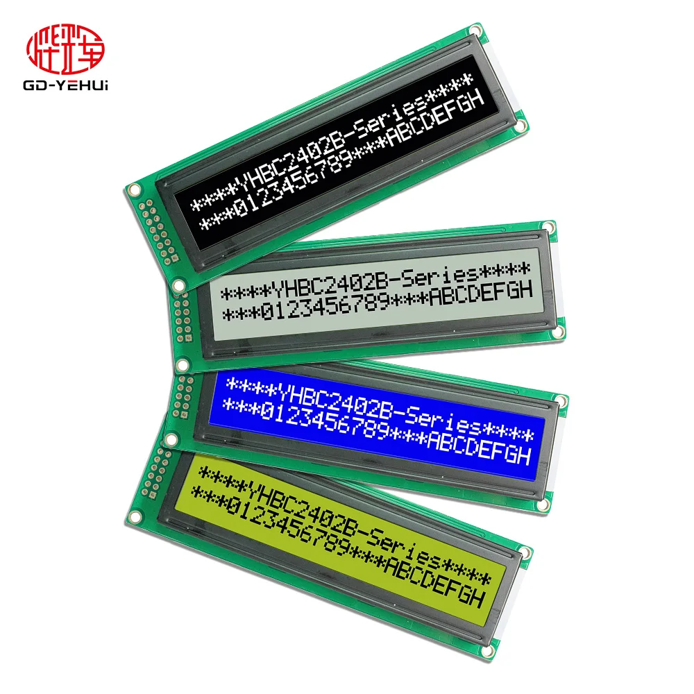 Good Display Effect Cheap Price White/Black Character 5V 3.3V Power Supply Drive 20X02 Characterlcd 24x2 LCD Display Module