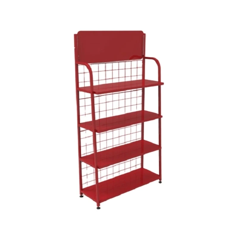 garage shop durable metal auto parts engine oil display rack lubricants oil display stand
