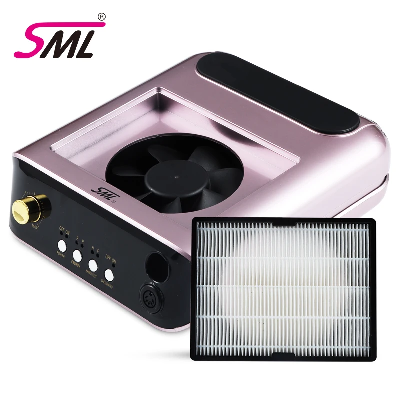 2 in 1 35000RPM Electric Nail Drill Polisher Nail Dust Cleaner Vacuum Suction Machine Nail Gel File Curing Dryer Manicure Device