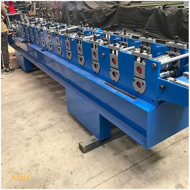 Roller Assembly Extrude Aluminum Shutter Slat Roll Form Profile Making Metal Folding Door Frame Machine