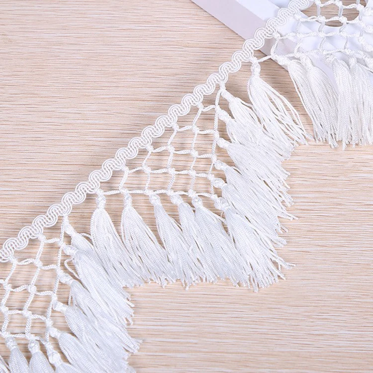 5 INCH RAYON CHAINETTE FRINGE; HIGH QUALITY LAMPSHADE TRIM