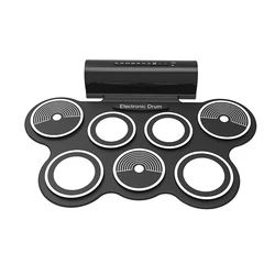 High Quality Digital Silicone Drum Pad Electronic Drum Kit Professional Electronic Set Roll Up Electronic Drum Set