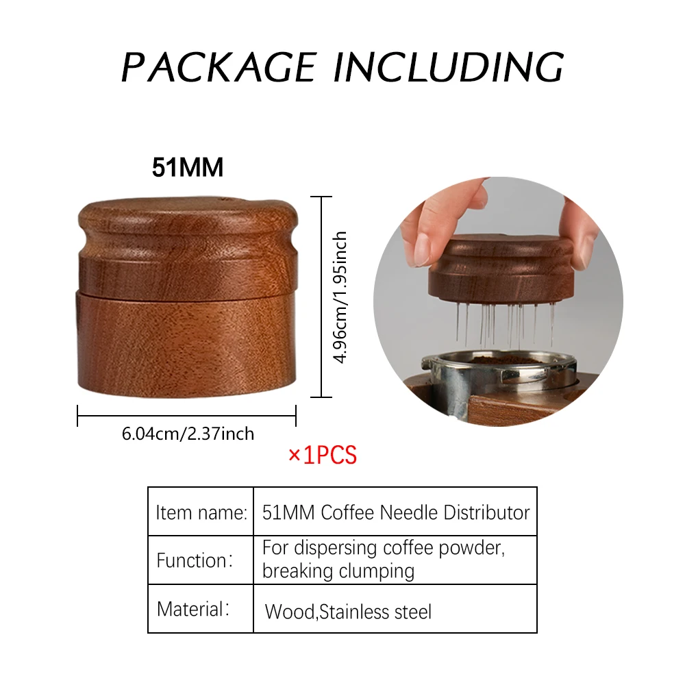 Оптовая цена 1 шт. инструмент для распределения кофе эспрессо выравнивания порошка мешалка распределитель кофейных игл