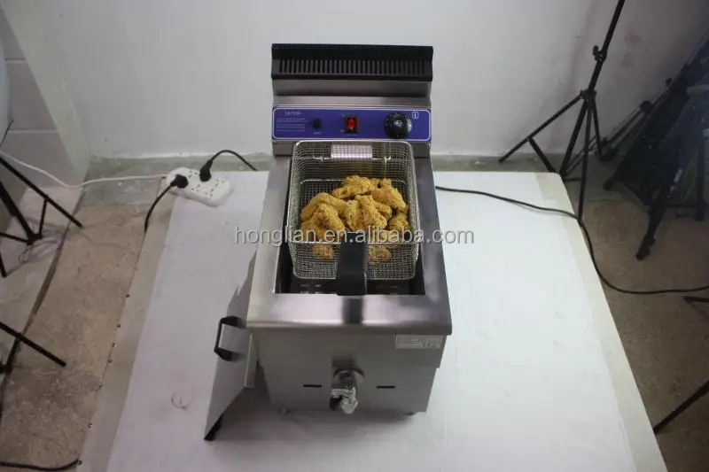 Commercial Table Top Automatic Gas Deep Fryer