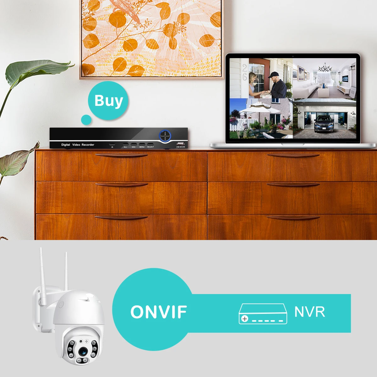 OEM H.265 XMEYE 5MP 4K Full HD 9CH