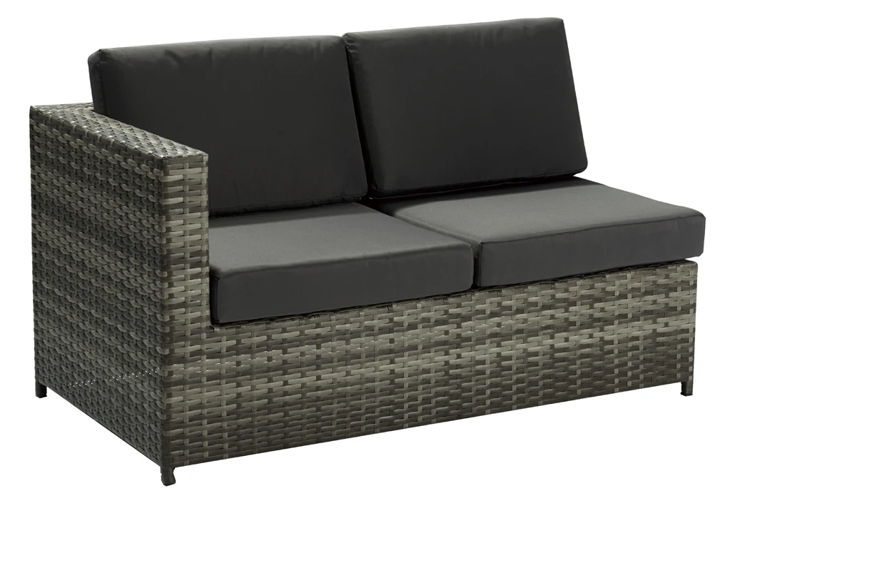 OEM Garden 7pcs steel rattan weather outdoor sofa set