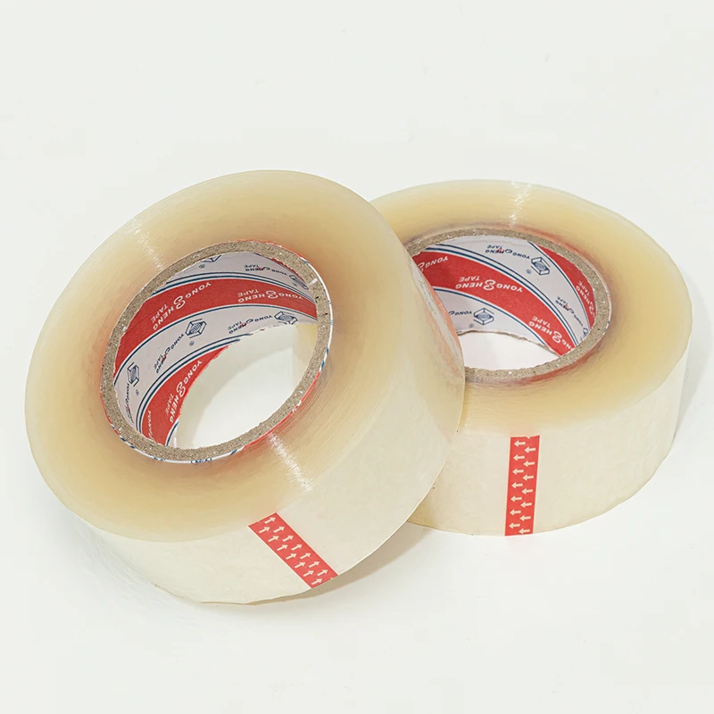 2200 Yongsheng Bopp Adhesive Sealing Box Tape, Transparent Water Activated Opp Self Adhesive Packing Tape