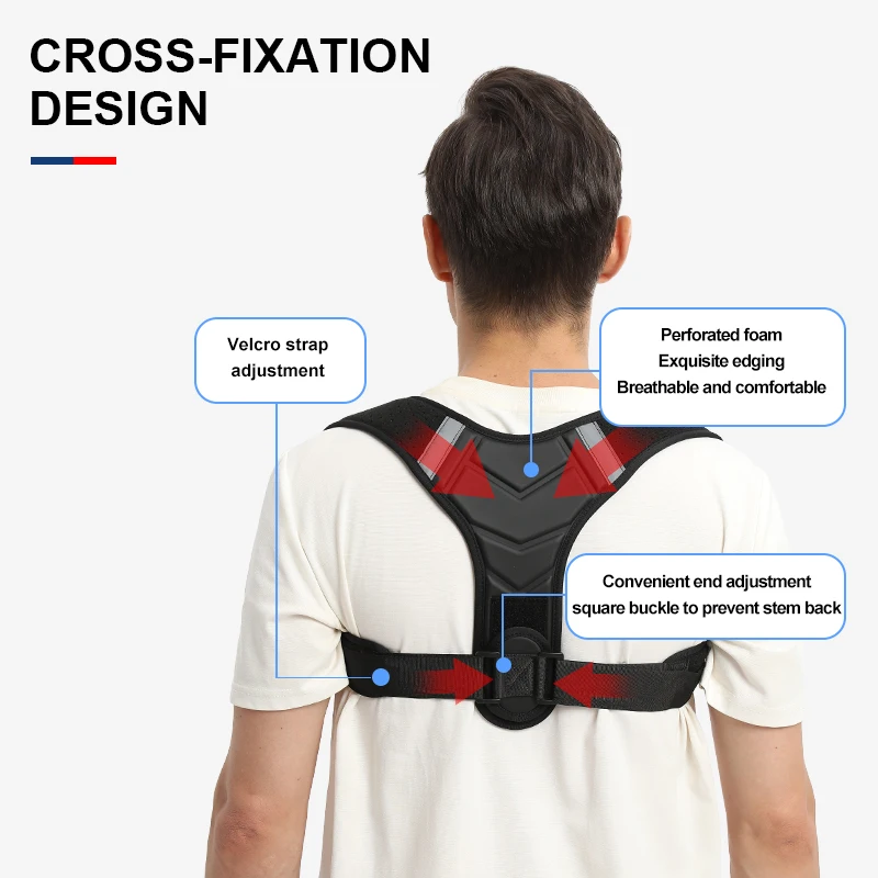 Adjustable Upper Posture Correction Hunchback Body Corrector De Postura Back Straightener Posture Corrector Belt