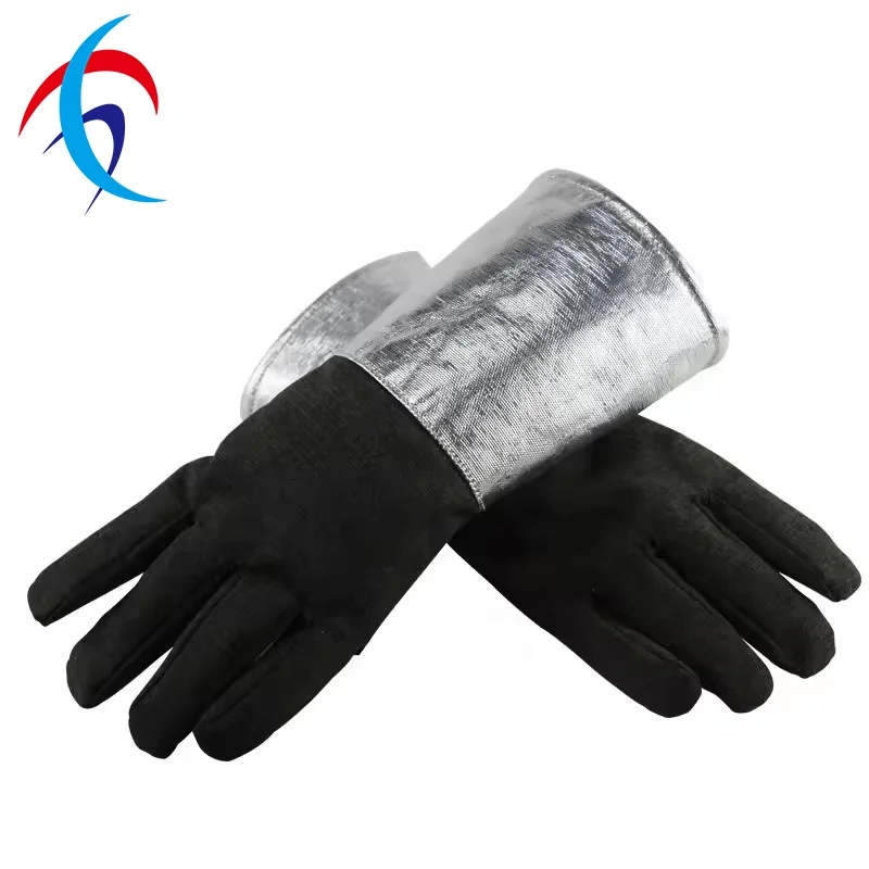 Quality Cheap Personal Care Gloves Cotton Fabric Aluminum Foil Work Gloves