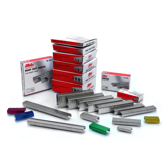 Staples China Manufacturer Stationary Metal Silver Color Office Staples