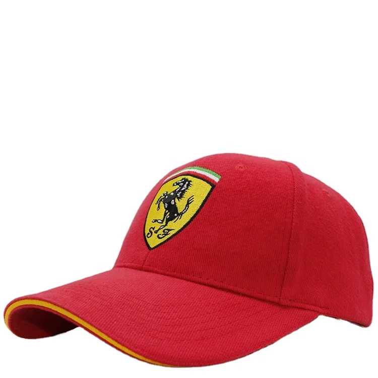 China Red cap Customized Embroidery Logo Baseball Cap Wholesale Unisex hats
