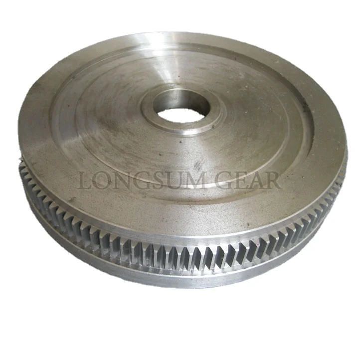 
 Изготовленное на заказ стальное зубчатое колесо большого диаметра  