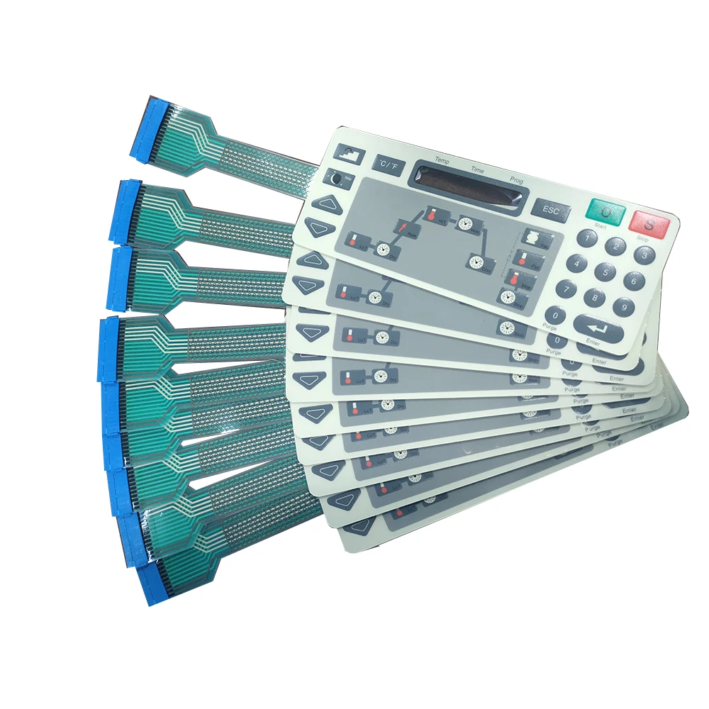 wholesale price panel sticker button led membrane led membrane keypad switch