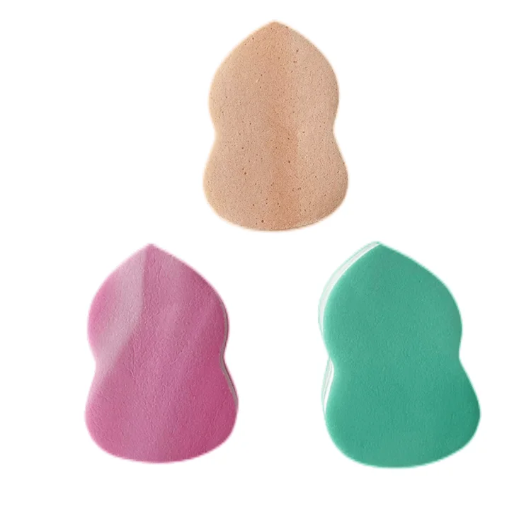 Makeup Sponge Blender Puff Wholesale Cheap Price Non Latex Bag OEM Beauty Packaging Teardrop Pcs Gourd shape