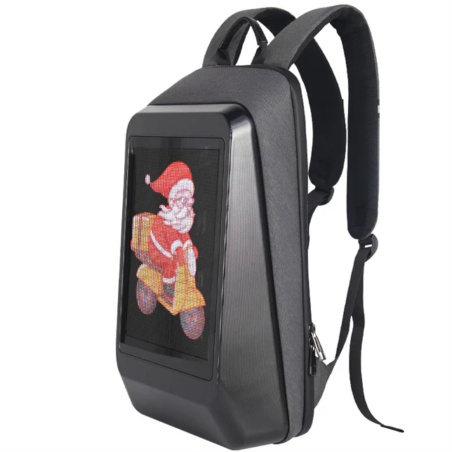 2024 Newest Fashionable LED display screen safety  bicycle ride Book Bag backpack  School Bags For Teens