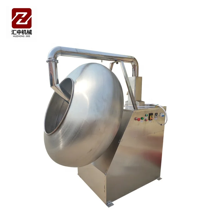 Water Chestnuts Peanut Caramelizer Machine Nut Sugar Coating Machine