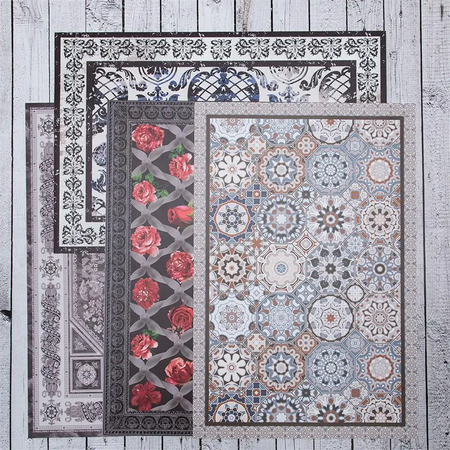 New printing floor mat Kitchen Door Mat Eco Friendly Waterproof Anti Slip PVC Kitchen Floor Mat Carpets Rugs for Floor