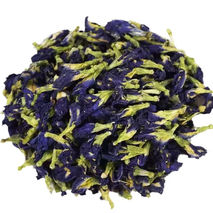 Hot Sale Wholesale Premium Health Organic Herbal Blue Tea Butterfly Pea Tea Flower Dried Butterfly Pea Flower