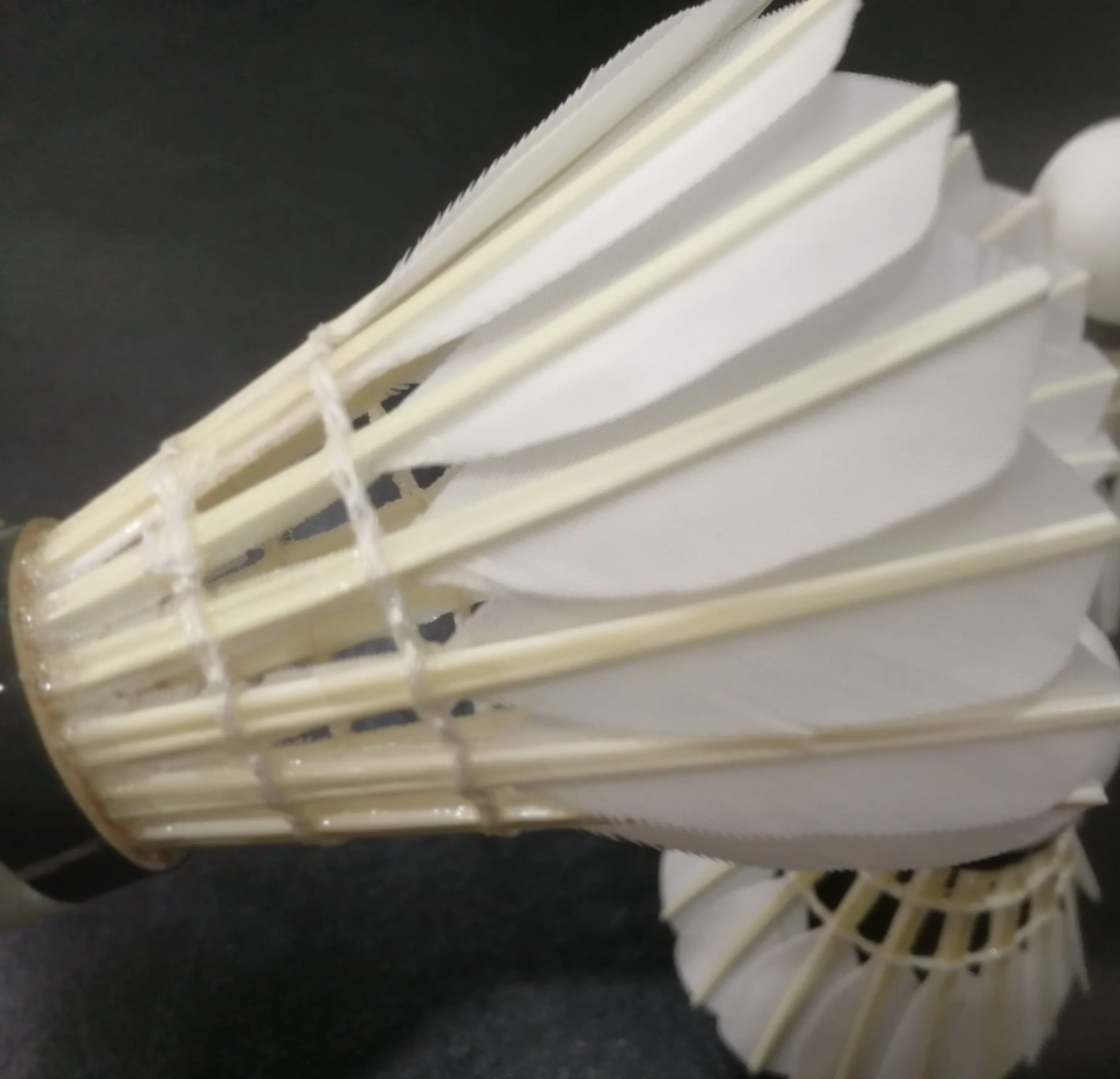 
lingmei brand most durable goose feather badminton shuttlecock 