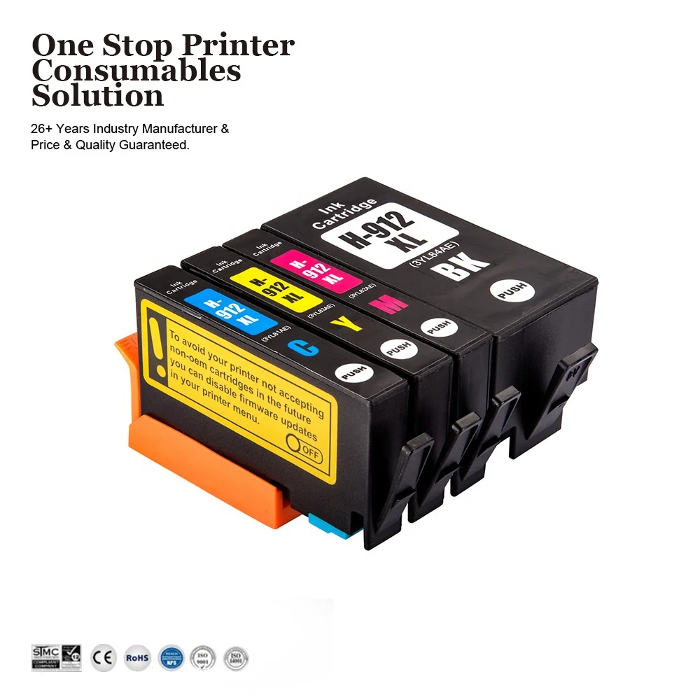  Чернильный картридж для струйных принтеров HP OfficeJet Pro 917 премиум-класса 912XL 912 8025 XL