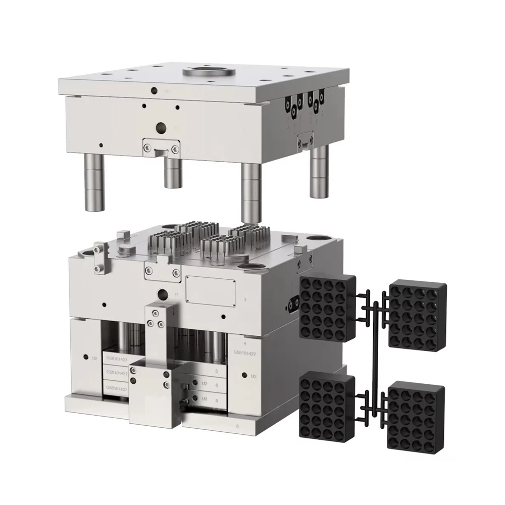 Yobest Precision Injection Mold Maker ABS Nylon PU Injection Mould Injection Molding Mold Components Metal Moulds