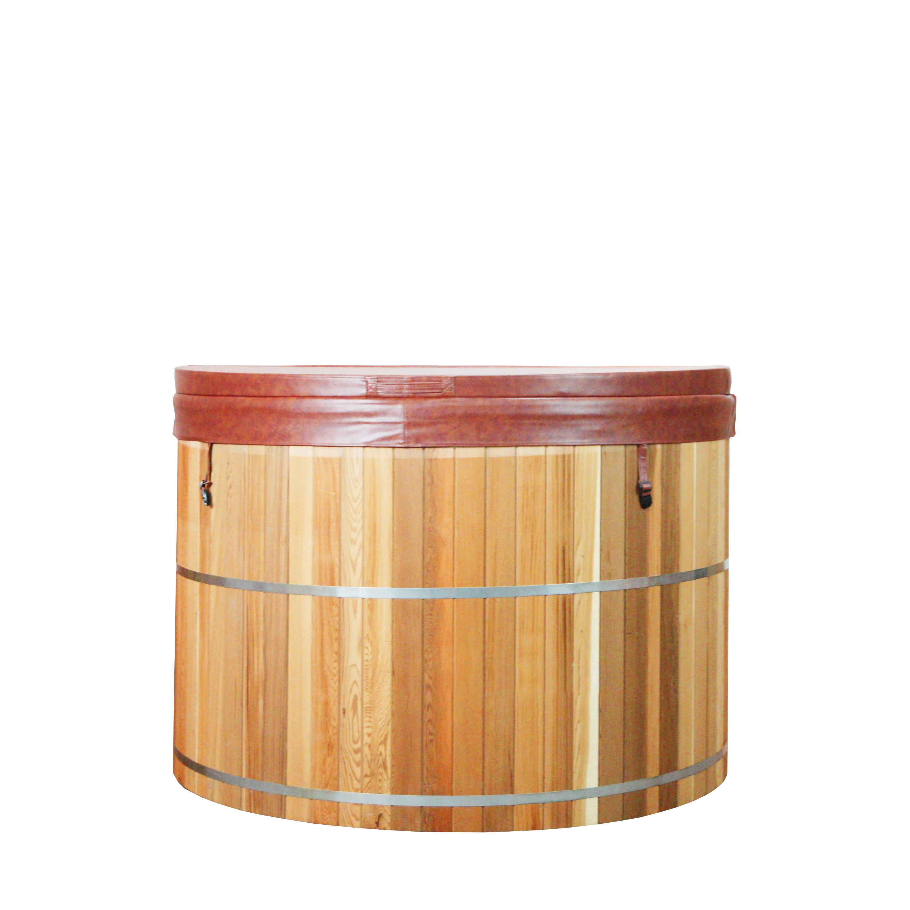 New design DIY Garden outdoor wood fired hot tub spa