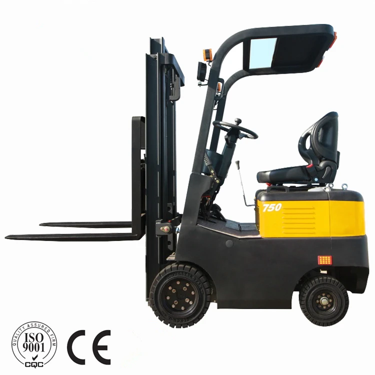 compact forklift mini size 1000kg  3m height 4 wheels  indoor use electric forklift cheap price narrow aisle forklift