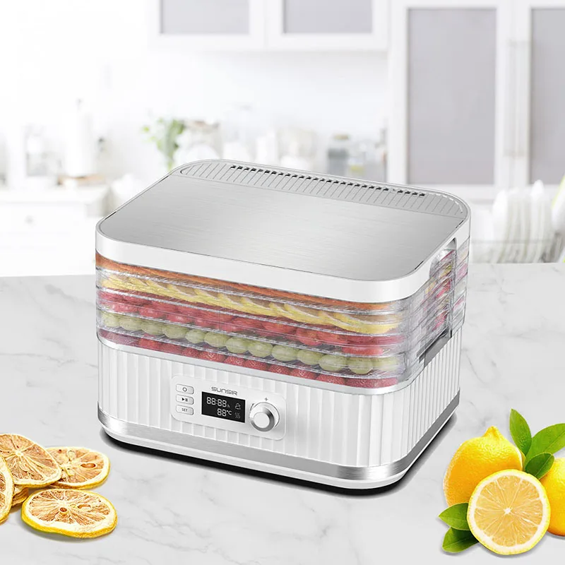 400W Food Dehydrator 5-9Trays LCD digital version Faster Drying for Beef Jerky  Meat Fruit Dog Treats Herbs