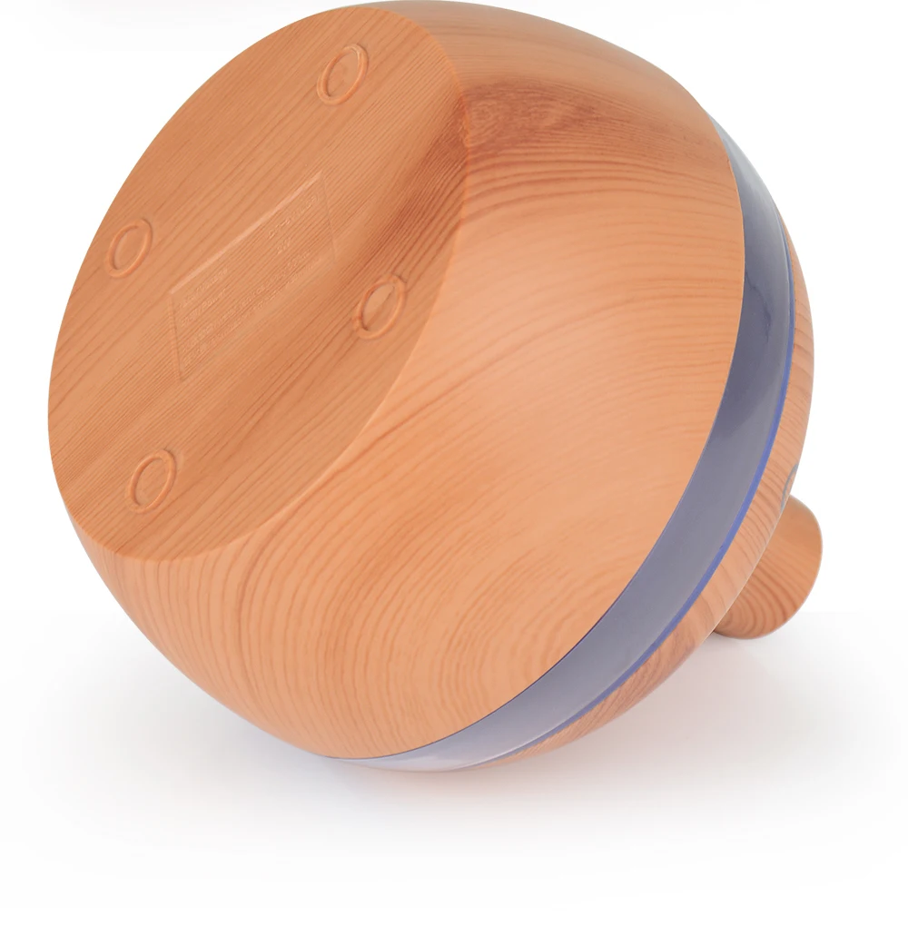 300ml Electric Humidifier Essential Oil Diffuser Ultrasonic Wood Grain Air Humidifier USB Mini Mist Maker 7 LED Light