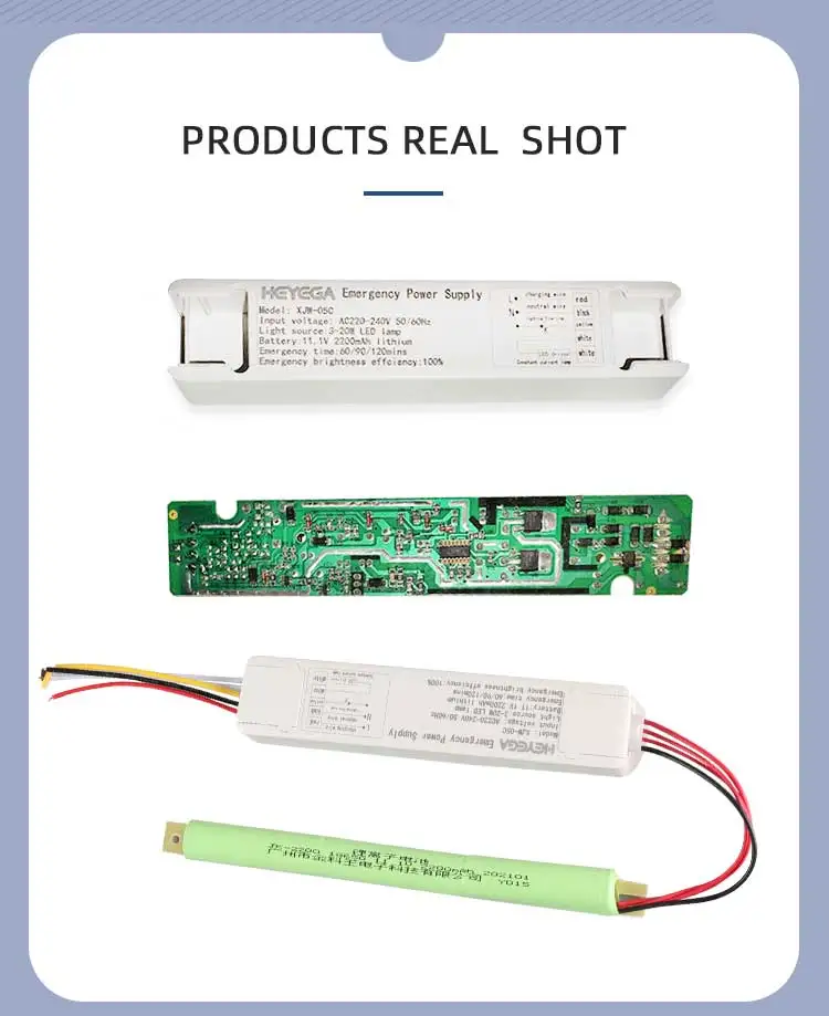 led emergency battery back up emergency light AC100-200V