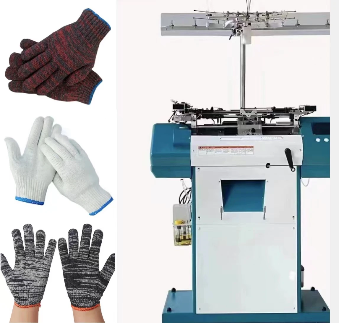 Glove Knitting Production Line Machine  Glove Knitting Machine 7G 10G 13G