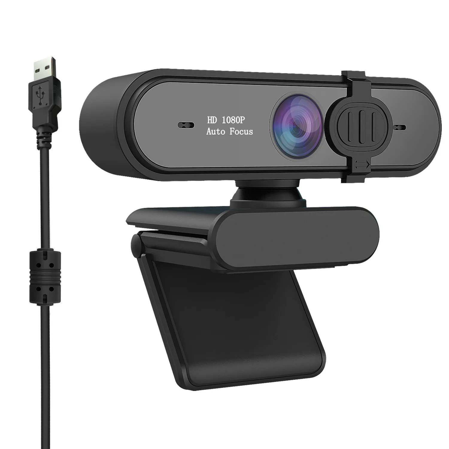 Best 1080P 60fps USB Full HD privacy cover auto tracking built in microphone laptop pc live stream chat conference webcams